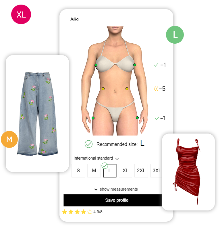 Looksize – Virtual Fitting Room Solution