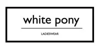 White Pony Size charts