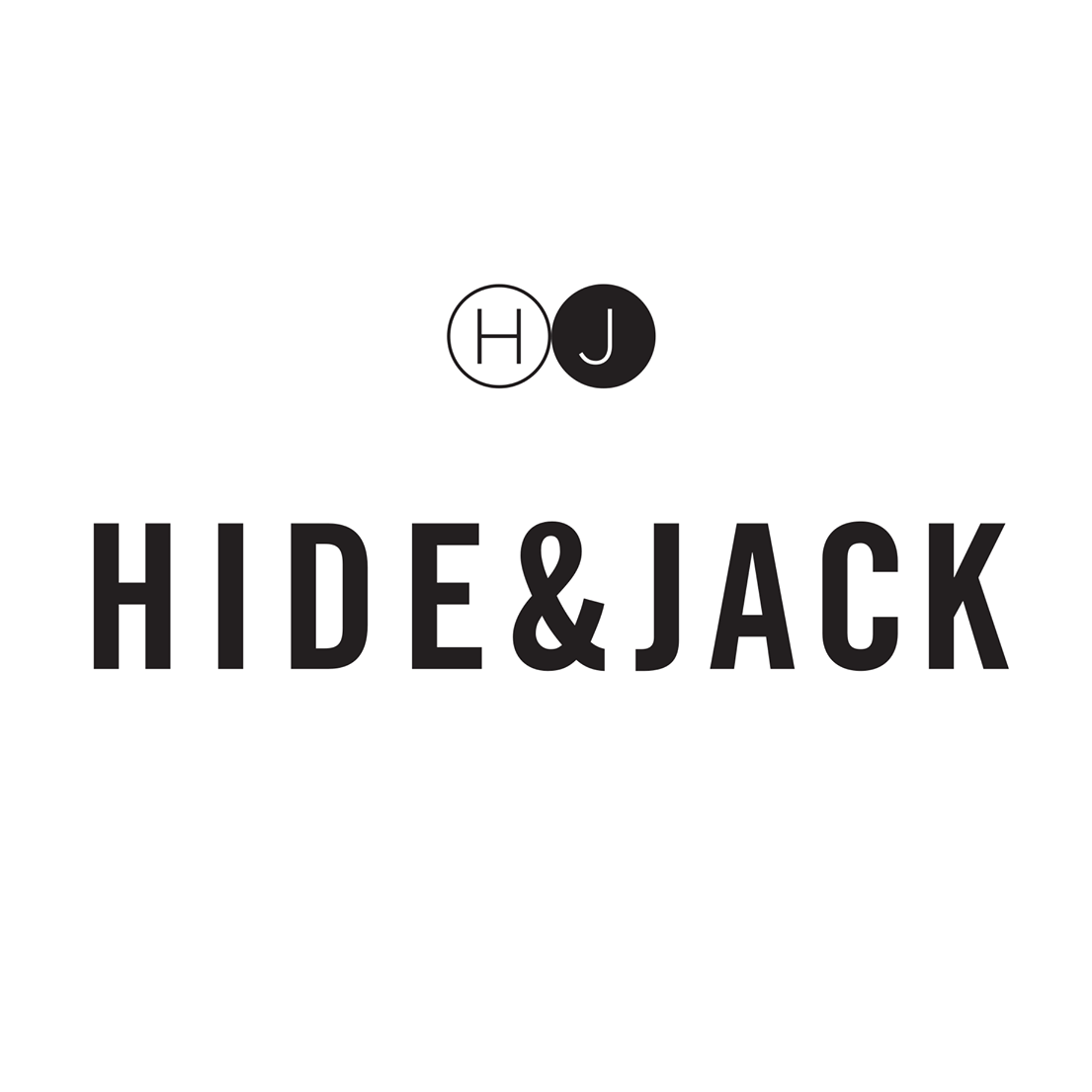 HIDE & JACK Size charts