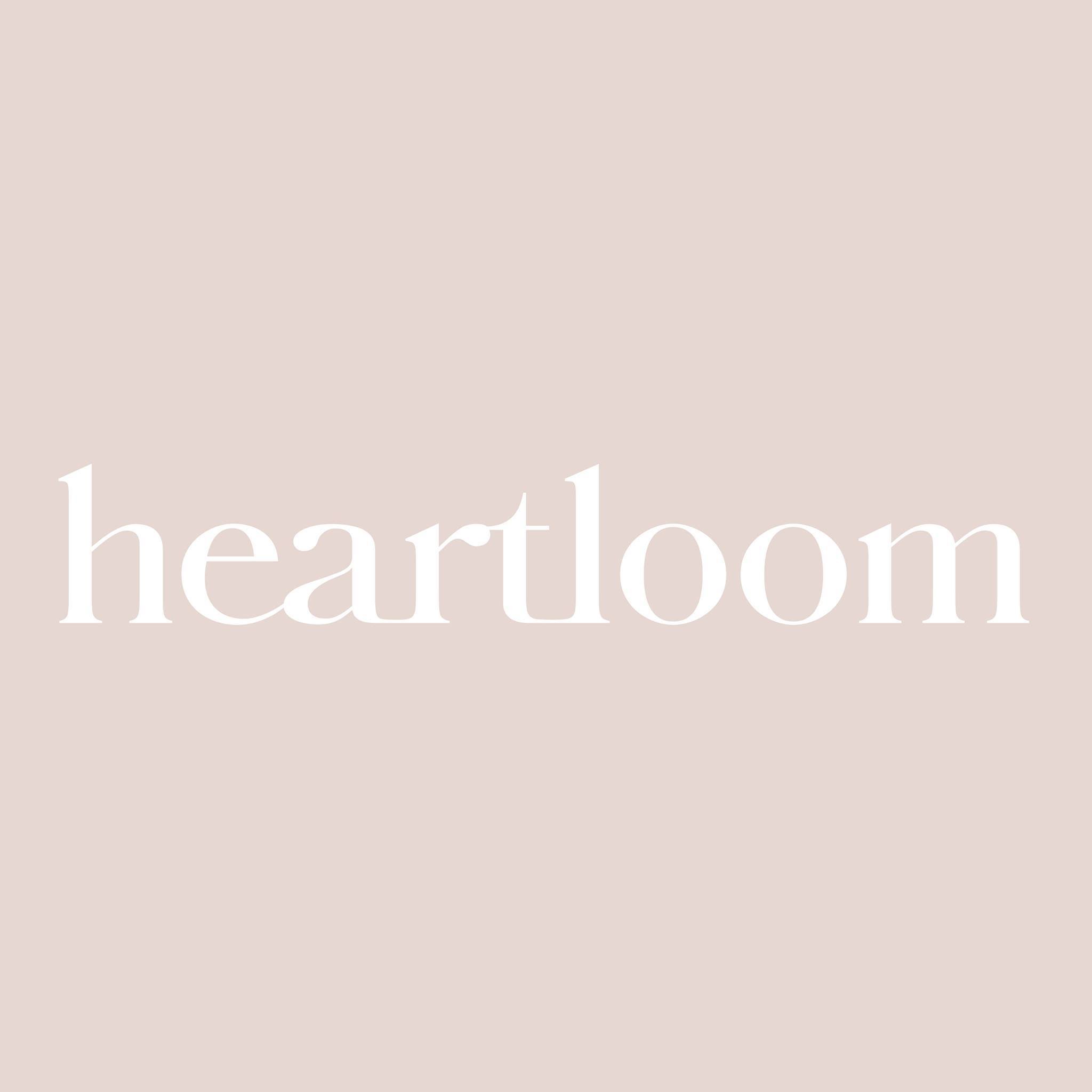 Heartloom Size charts