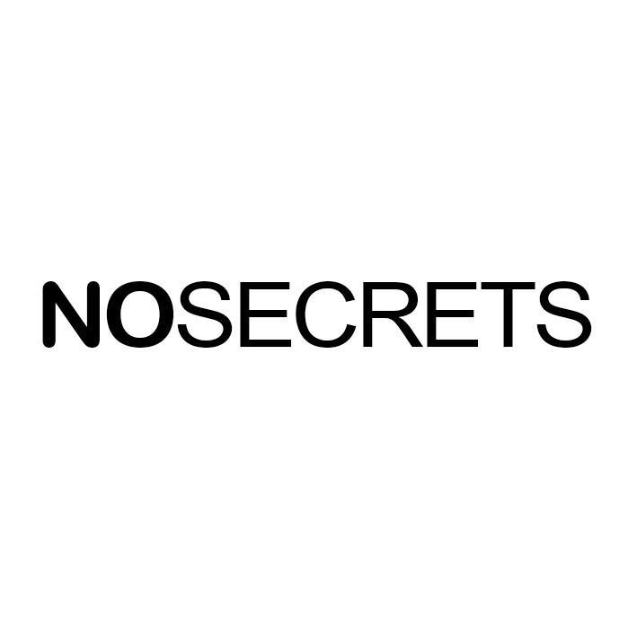 NOSECRETS Size charts