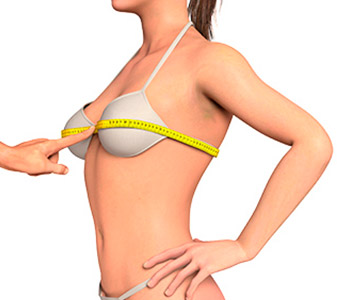 Как измерить Обхват грудей у женщины