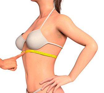 Как измерить Обхват под грудью у женщины