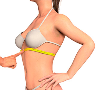 Female under bust measurement