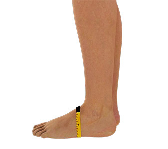 How to measure foot arch