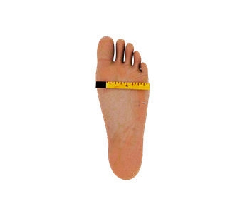 How to measure foot width