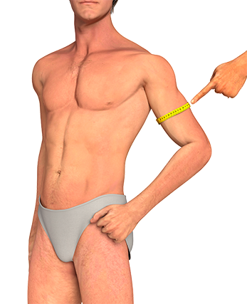 Male Arm circumference measurement
