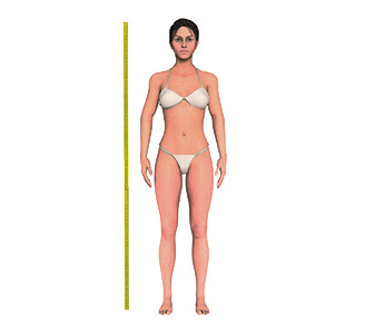 Female height measurement