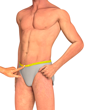 Male Lower waist measurement