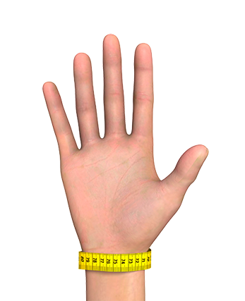 Male Wrist circumference measurement